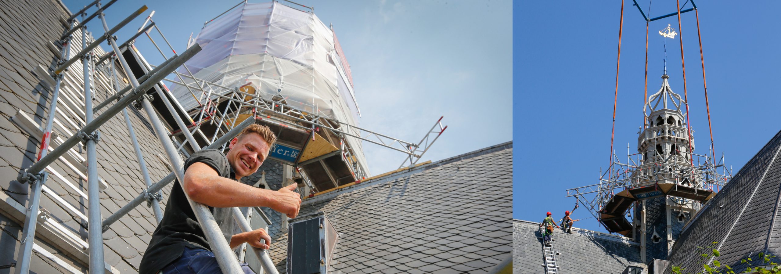 Toren op de Oosterkerk weer in volle glorie