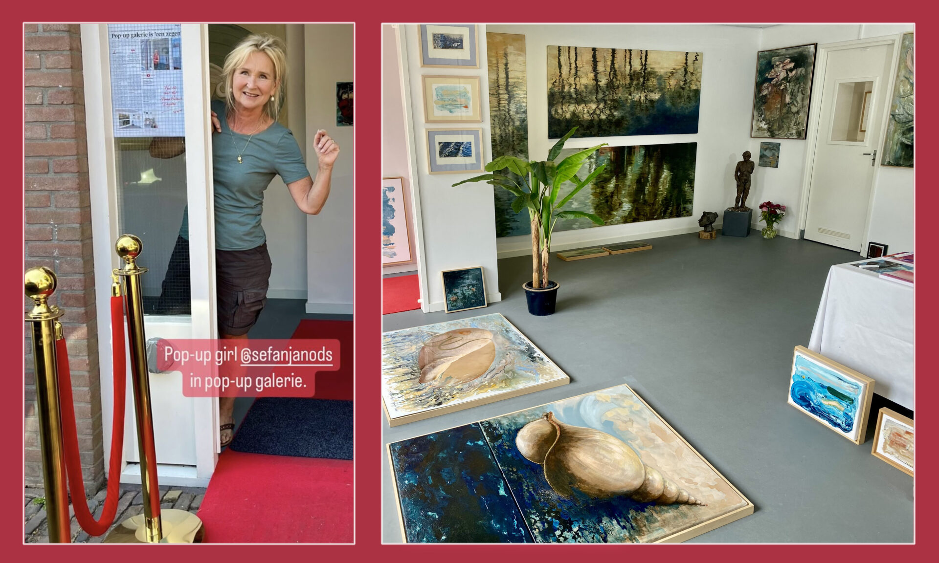 De galerie van Sefanja viert 3 augustus haar éénjarig jubileum – een verrassend succes achter de Oosterkerk!